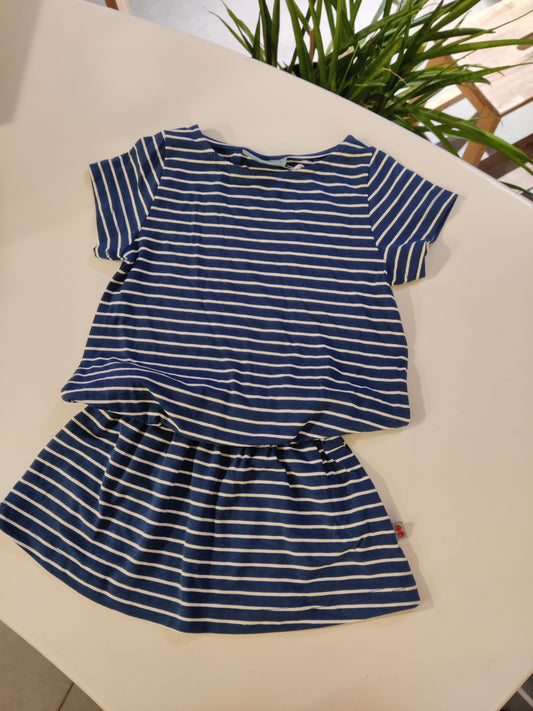 OUTLET - Dress - Angel - Blue stripe