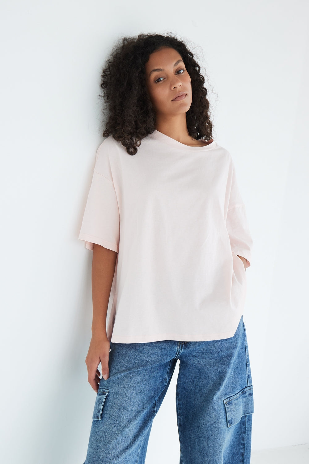 T-shirt rose clair