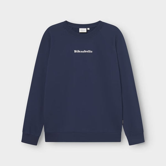 Sweatshirt Malmoe Bikeoholic Navy GOTS