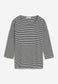 Sianaa Lovely Stripes Longsleeve - Black/Oatmilk