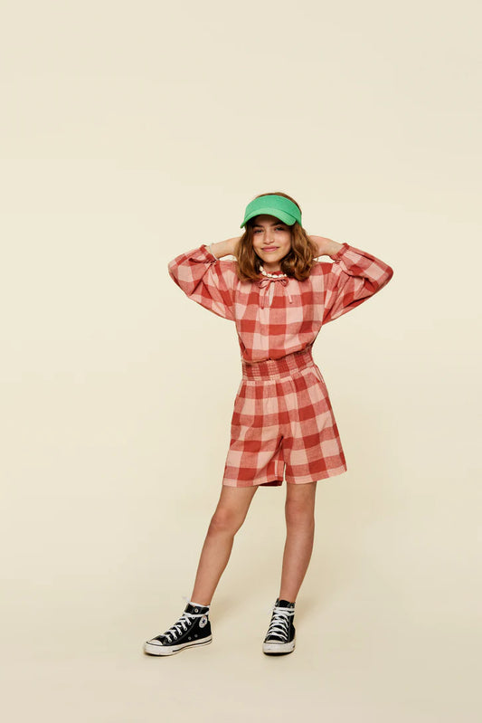 Claudia Shorts - Bruchetta Check