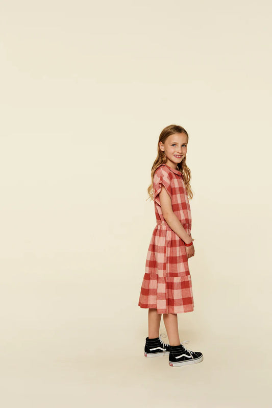 Karina Dress - Bruchetta Check