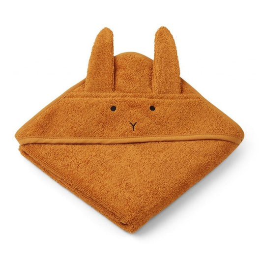Augusta hooded Junior towel Rabbit mustard