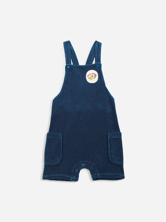 Sniffy Dog Patch terry fleece dungaree (BABY)