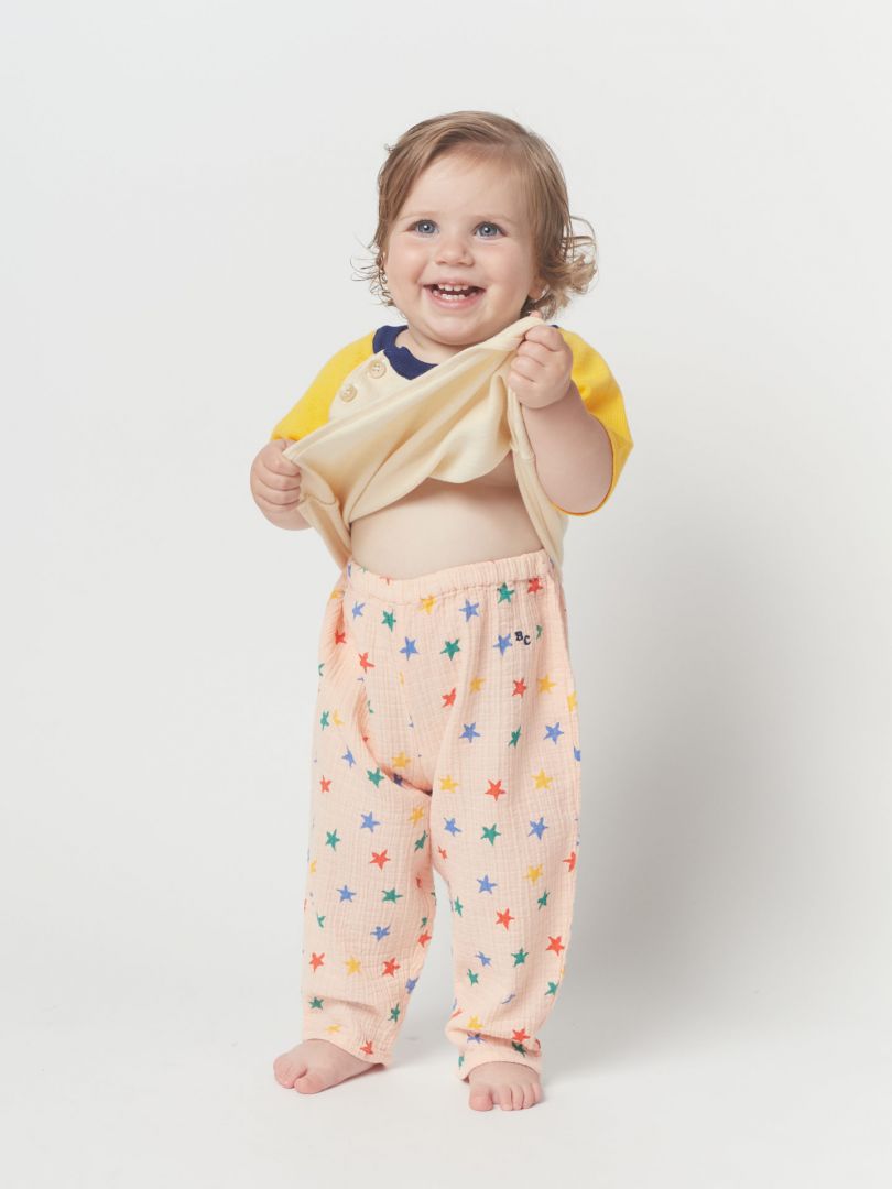 Multicolor Stars - Woven Trousers  Baby