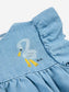 Pelican Ruffle - Woven Dress  Baby
