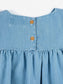 Pelican Ruffle - Woven Dress  Baby