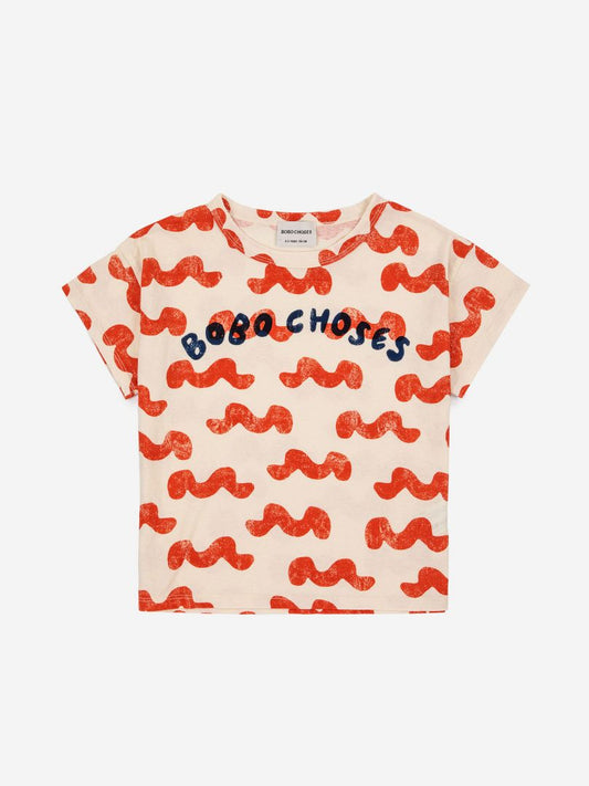 Waves All Over - T-shirt
