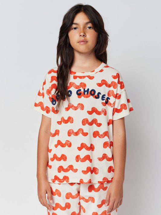 Waves All Over - T-shirt