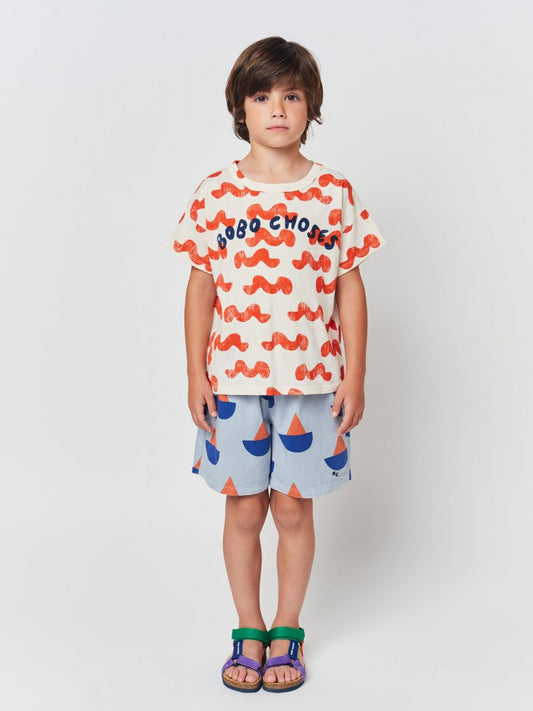 Sail Boat All Over - Woven Shorts