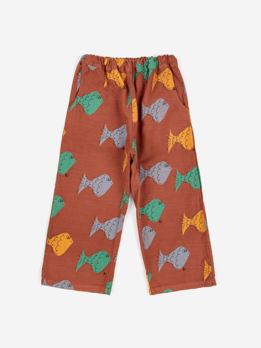 Multicolor Fish All Over - Woven Pants