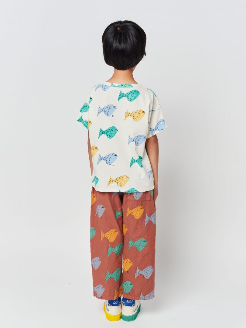 Multicolor Fish All Over - Woven Pants