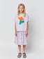 *Multicolor Stars All Over - Woven Midi Skirt