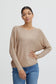Bymmpimba1 Bat Jumper Knit - Cement Melange
