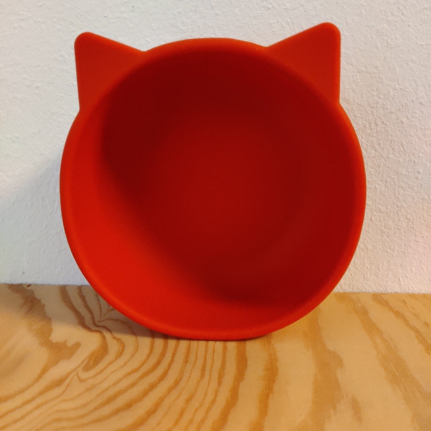 Iggy silicone bowl Cat Red