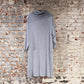 Knitted Dress Kozy - Lichtgrijsmelée