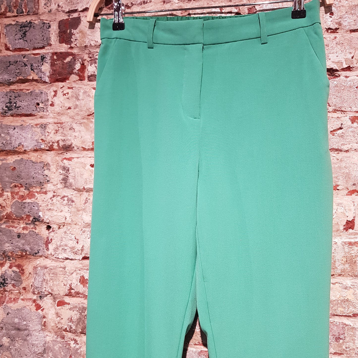 Danta Pants Crop - Woven - Ming Green