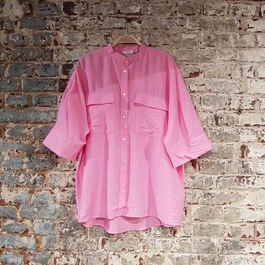 Byihaliea Short Shirt - Begonia Pink