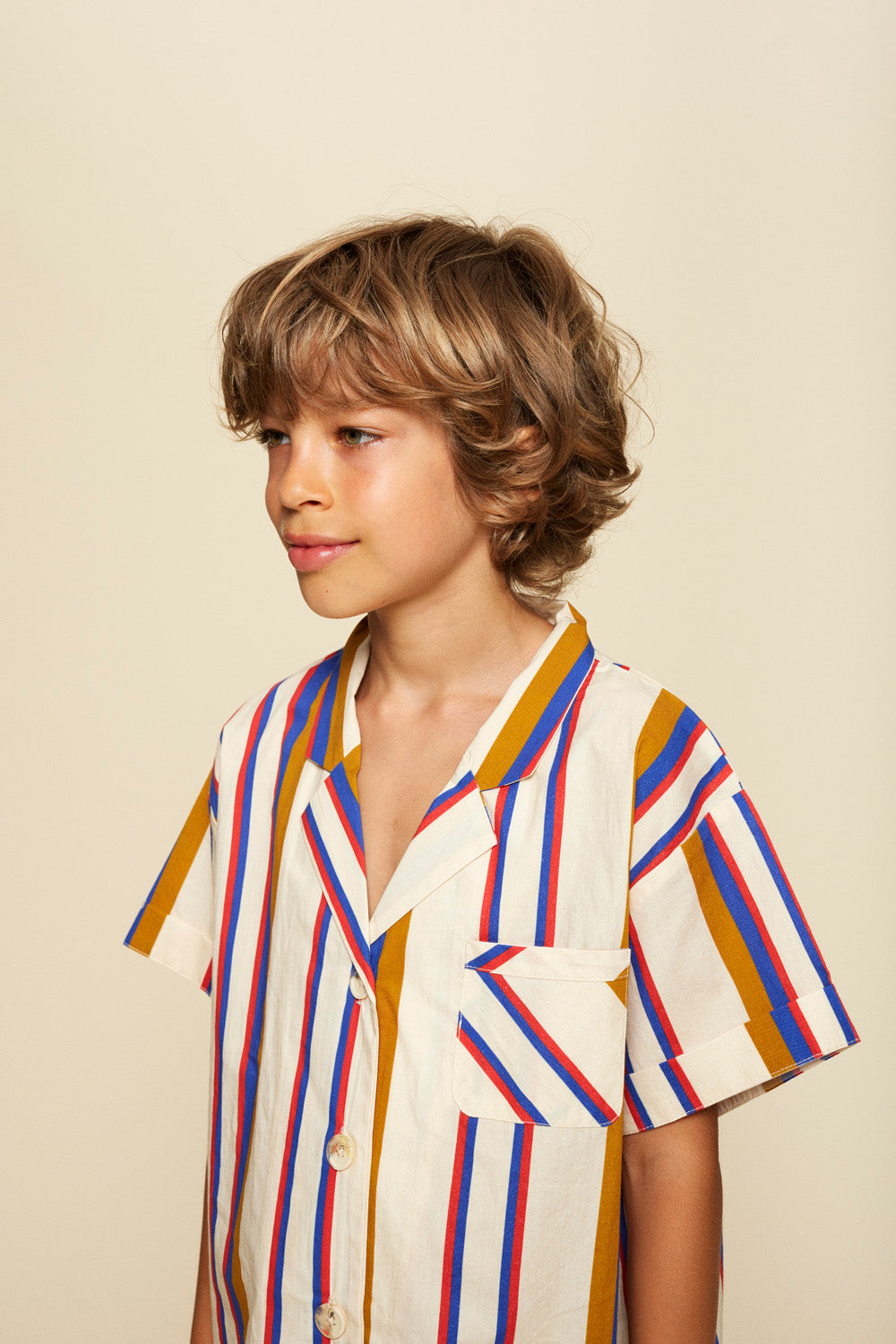Clement Shirt - Red Clay Stripe