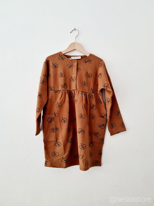 Dress - Apple Print