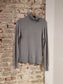 Bymmpimba1 Rollneck Knit - Mid Grey Melange