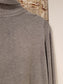 Bymmpimba1 Rollneck Knit - Mid Grey Melange