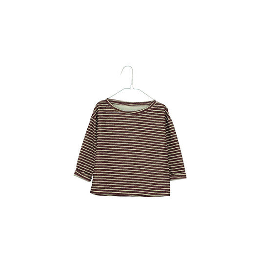 - Sudadera Rayas Vino/Hueso - Stripes