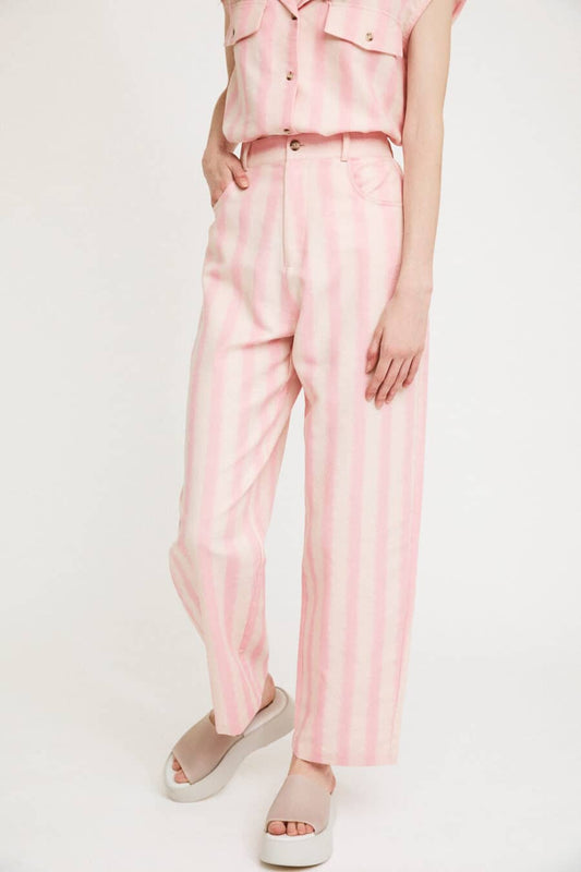 Garcon - Stripes Pants - Pink Stripes