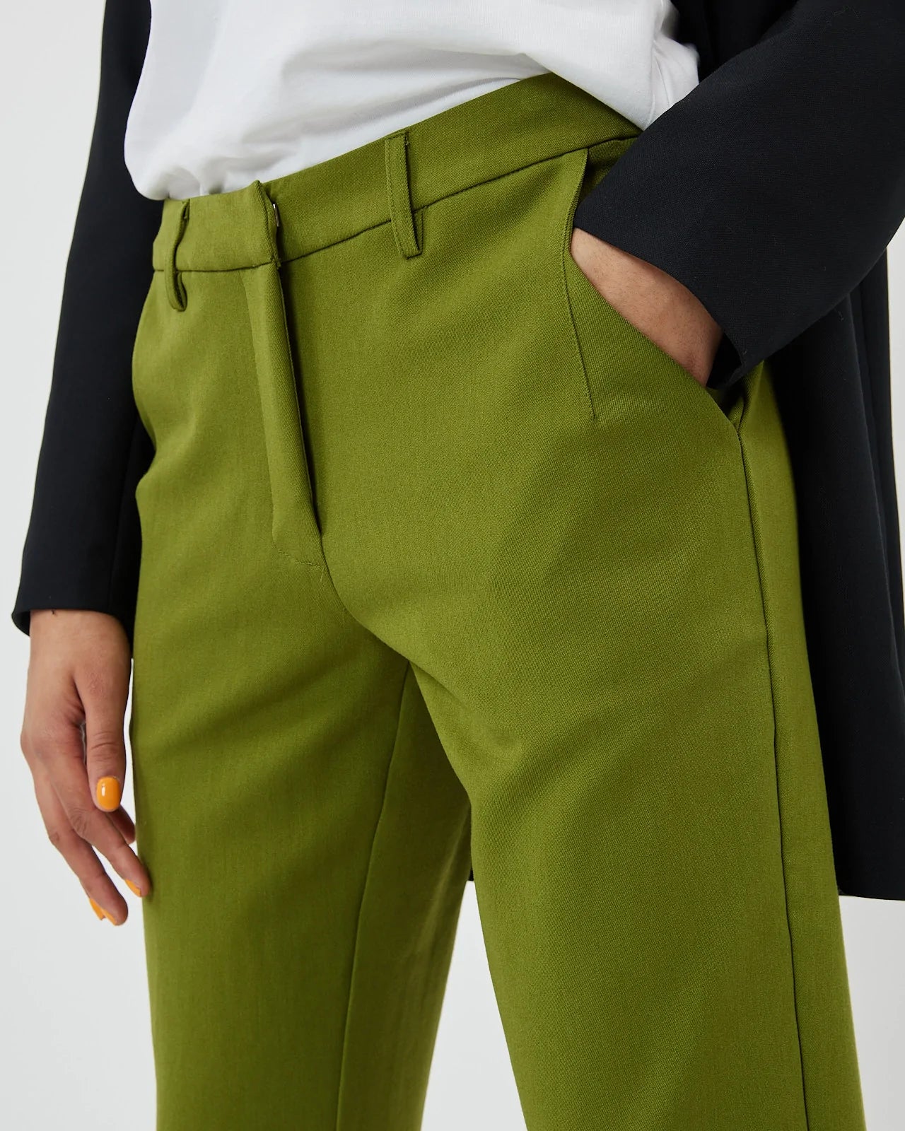 Halli Dressed Pants - Calla Green
