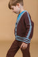 - Enio cardigan Rum Raisin