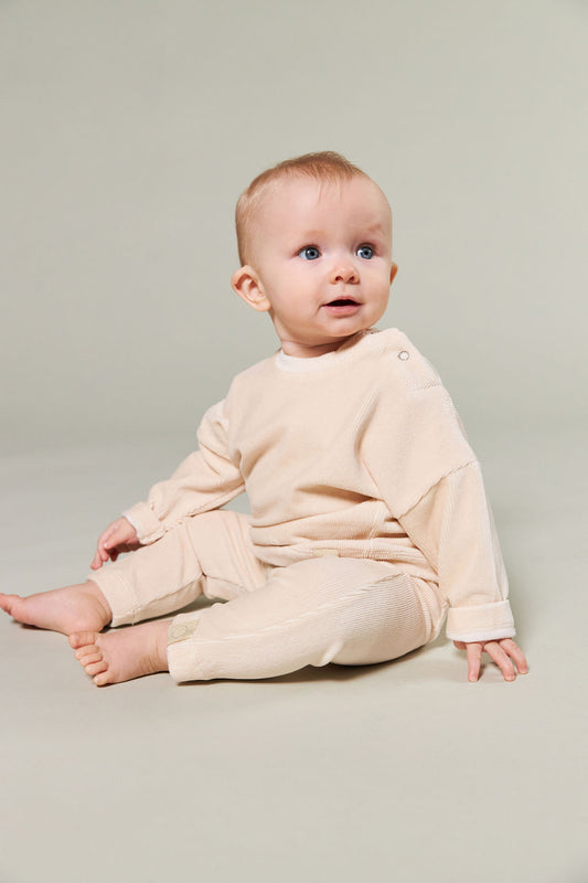 Mora Velour LS Top - Cream