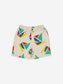 *Multicolor Sail Boat All Over - Bermuda Shorts