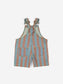Vertical Stripes - Denim Short Dungaree