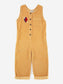 BC diamond corduroy overall