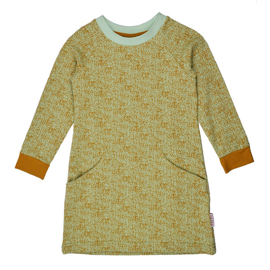 Pocket Dress - Green Dots