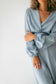 Wrap Blouse - Pale Blue