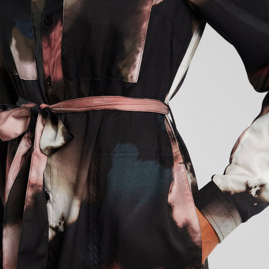 Shirt Dress Falsterbo Brush Strokes - Multi Color