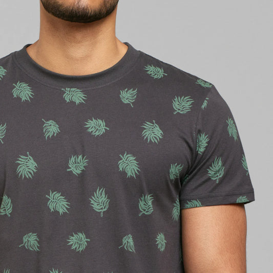 T-Shirt Stockholm Aop - Charcoal / Forged Iron