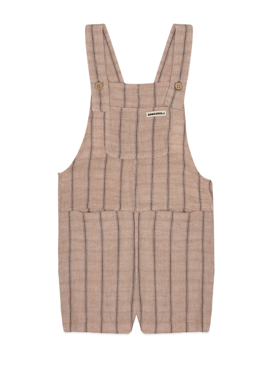 Vita Dungaree - Sand Stripes