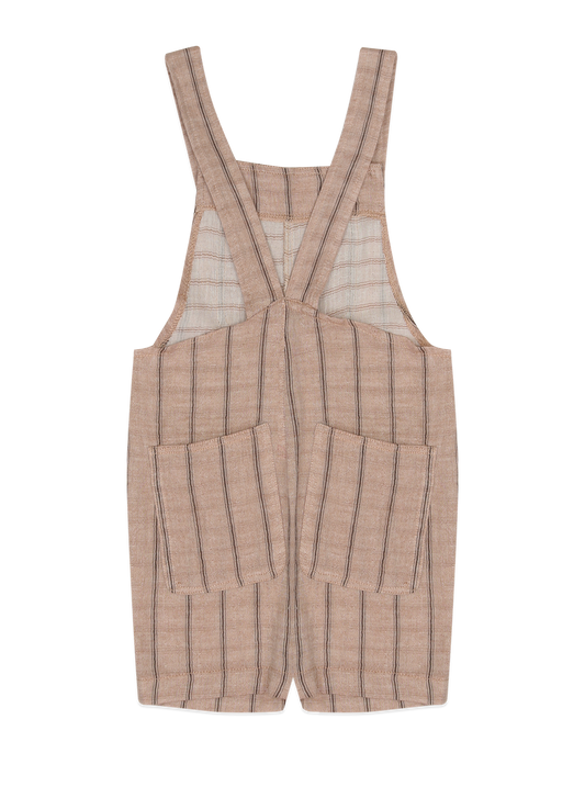 Vita Dungaree - Sand Stripes