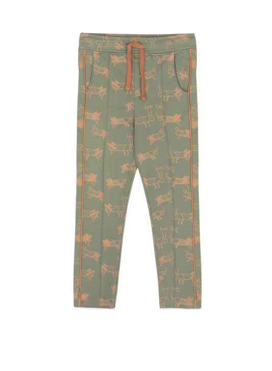 AM.Jax.07 Track Pants - Allover Print Grasshopper