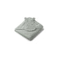 Albert hooded towel Hippo dove blue
