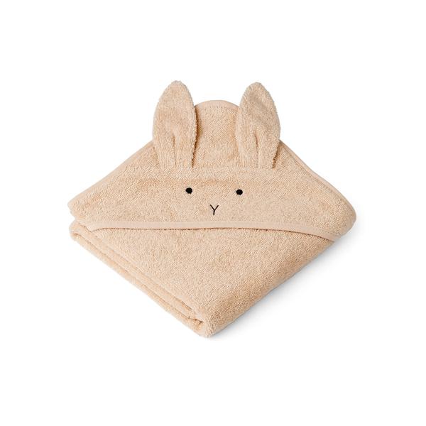 Albert hooded towel Rabbit apple blossom
