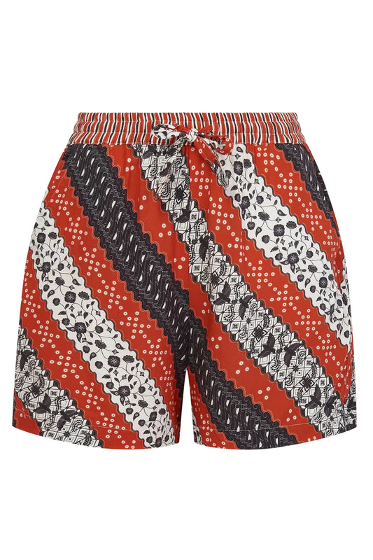 Leah Lenzing Short - Poppy Red