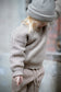 Brett knitted sweater organic - Cold beige
