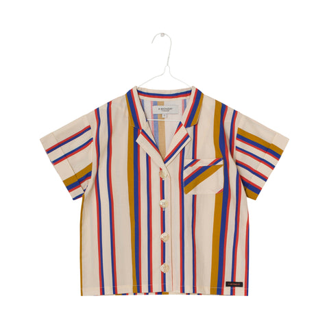 Clement Shirt - Red Clay Stripe