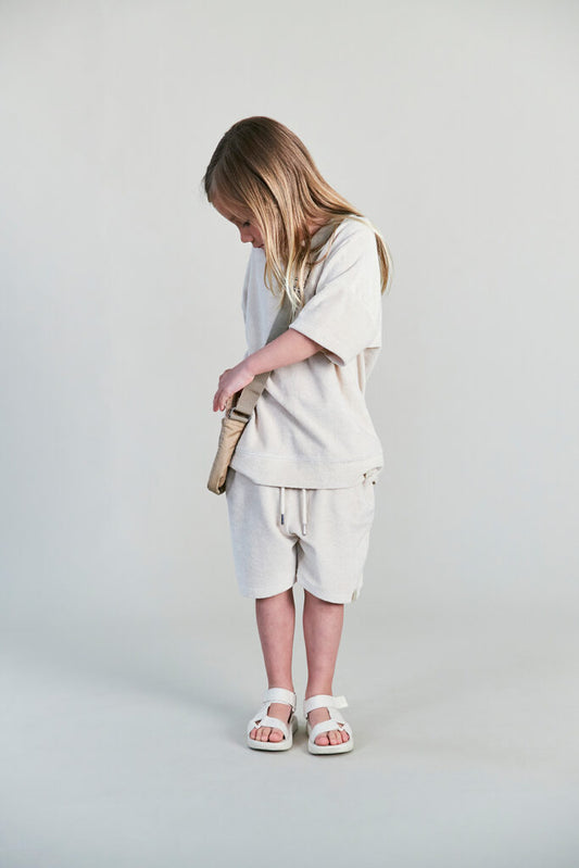*Elbe terry shorts cold beige
