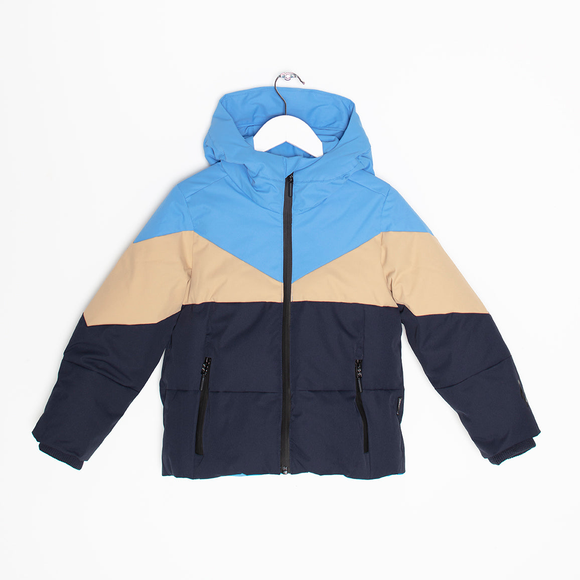 WORKING WEASEL puffer jacket /Marina Blue Multi Colour