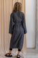 Light Coat - Black Denim