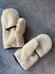 Buffalo Pile Gloves - Beige